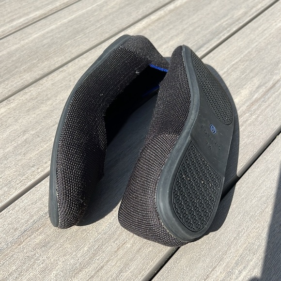 Rothy’s Black Flats Slip On Shoes - Picture 5 of 11